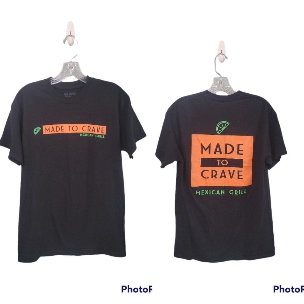 Made to‎ crave Mexican grill graphic tee shirt Gildan Size Medium
